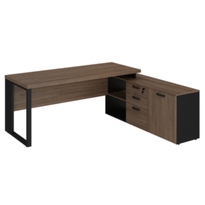 Mesa Diretor em L Pé Quadro- Start