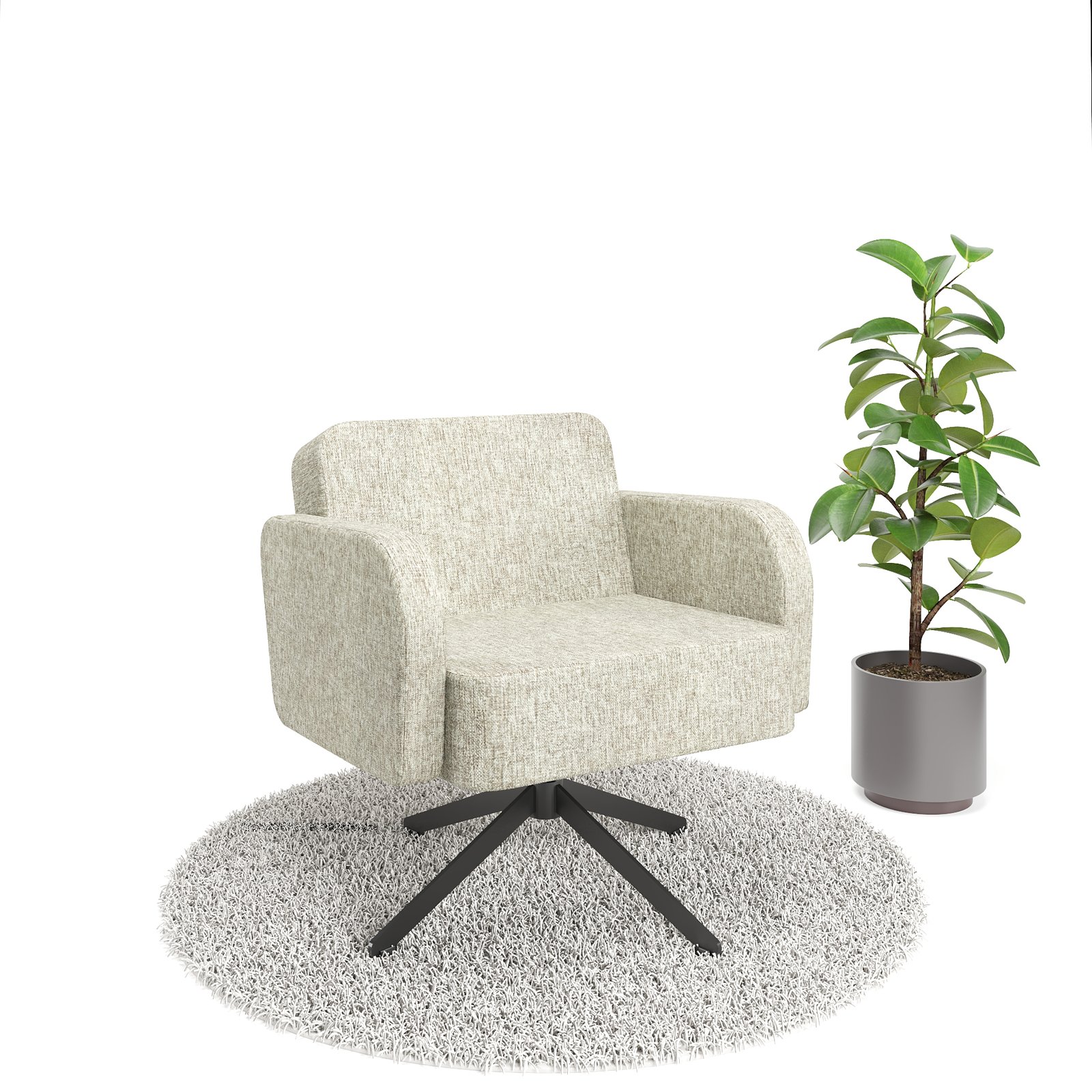 Poltrona T222 Palha (1)