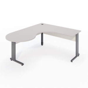 Mesa Angular Gerente Pé Metálico Smart Direito – Lexus Staff