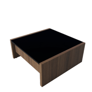 Mesa de Centro com Tampo em Vidro – Supremma